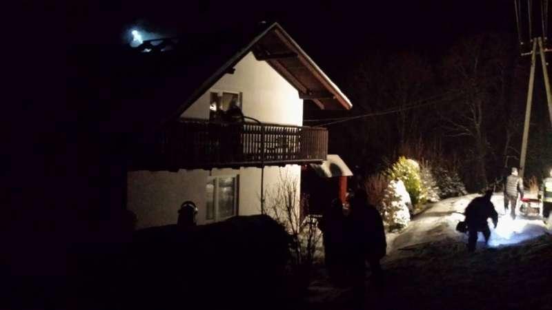 Zawoja – pożar domu