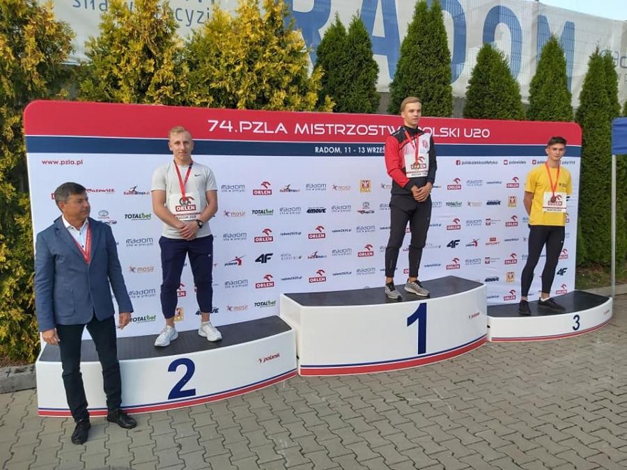 Jakub Pietrusa wicemistrzem Polski U-20 w biegu na 100 metrów!