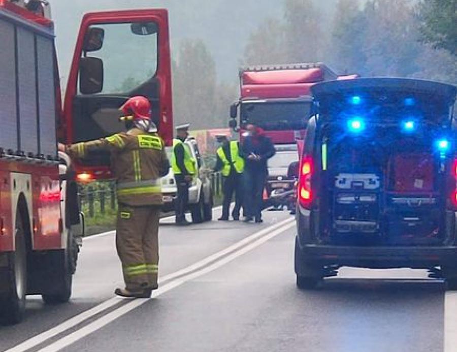 Drogowy dramat rozegrał się o świcie
