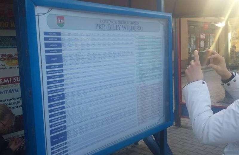 Można sprawdzić, który przewoźnik nie jeździ planowo