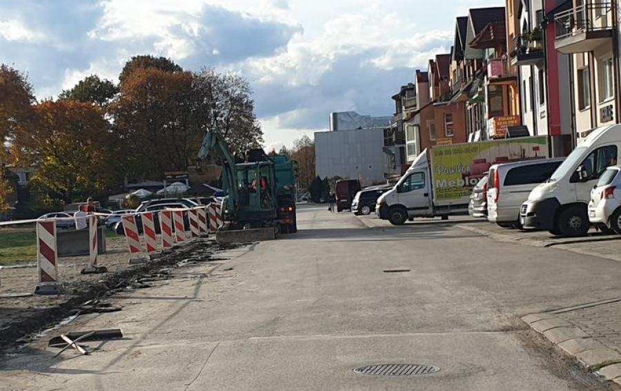 Rozpoczął się remont ul. Szczepkowskiego. Są utrudnienia w ruchu