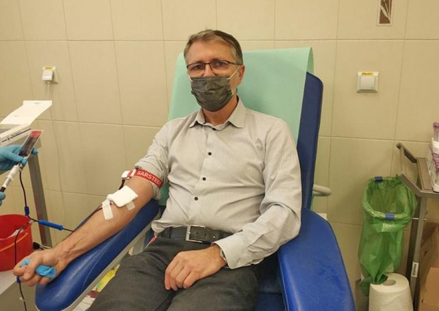 Wójt Bystrej-Sidziny dał przykład ozdrowieńcom
