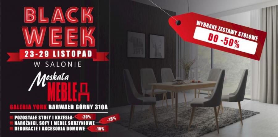 BLACK WEEK w salonie Meble Moskała