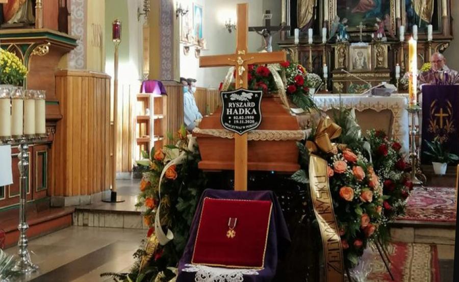 Ryszard Hadka pośmiertnie odznaczony Złotym Krzyżem Zasługi
