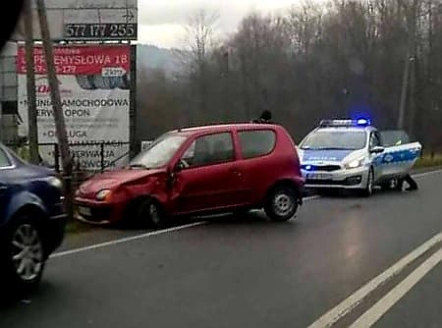 Stłuczka na Wadowickiej