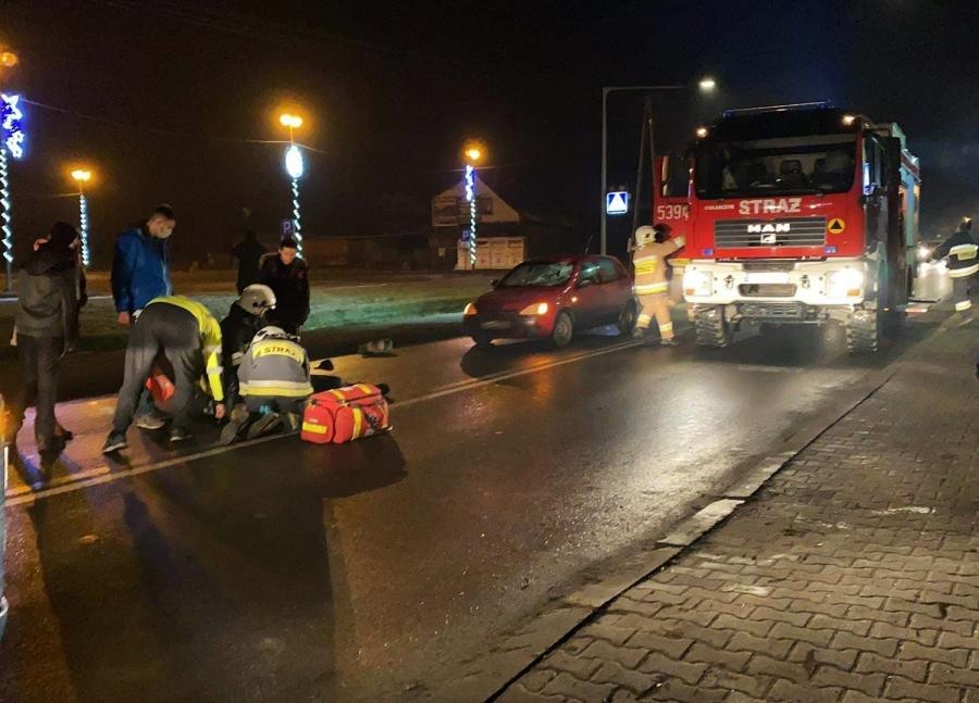Zawoja: Pieszy potrącony w rejonie pasów