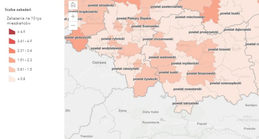 Wirusowy wskaźnik pogorszył się, ale nikt nie zmarł