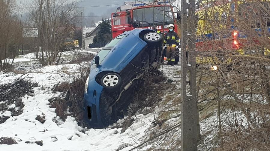 Kolizja w Stryszawie