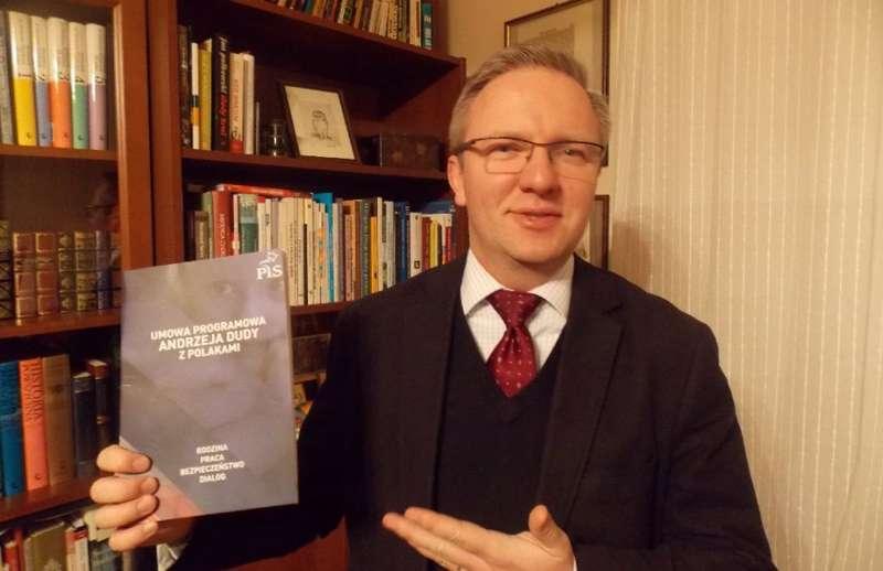 Poseł Krzysztof Szczerski w Radzie Kampanii Prezydenckiej Andrzeja Dudy