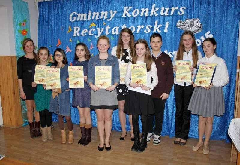 Gminny Konkurs Recytatorski w Toporzysku
