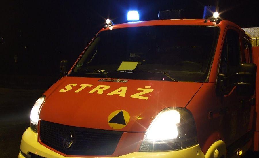 Jordanów: pożar samochodu osobowego.