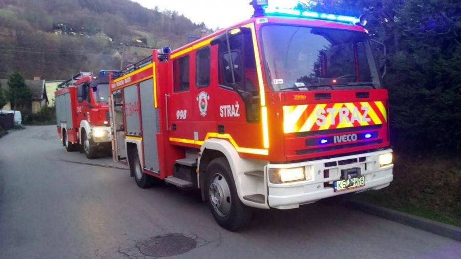 Sucha Beskidzka: Żywioł rozerwał komin