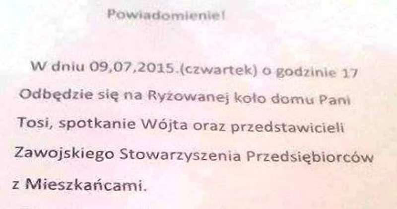 Koło domu Pani Tosi – i burza gotowa