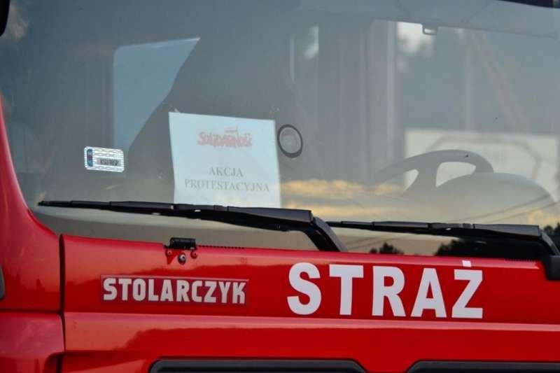 Strażacy „strajkują”