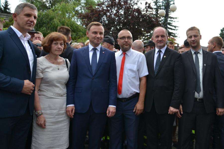 Sucha Beskidzka. Prezydent RP dziękuje i prosi