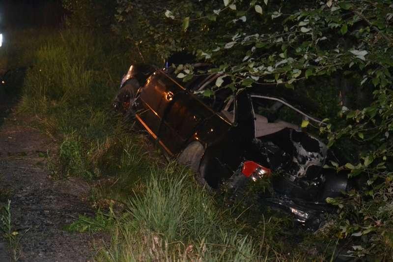 Stryszawa: Auto wypadło z drogi