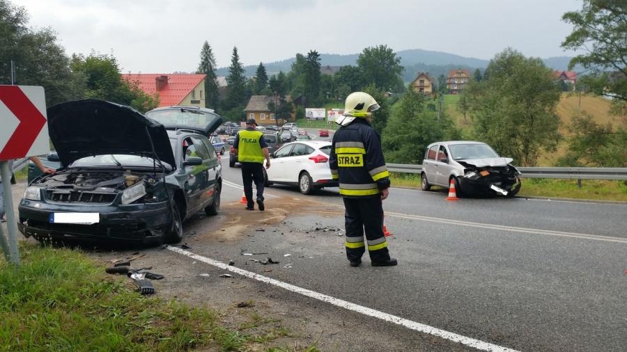 Kolizja w Jordanowie