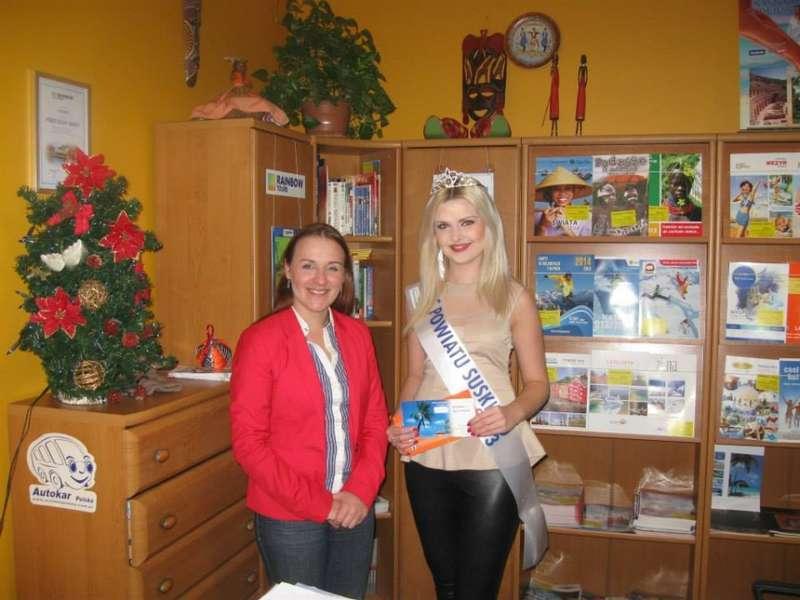 Miss Powiatu Suskiego 2013 w Biurze Podróży 