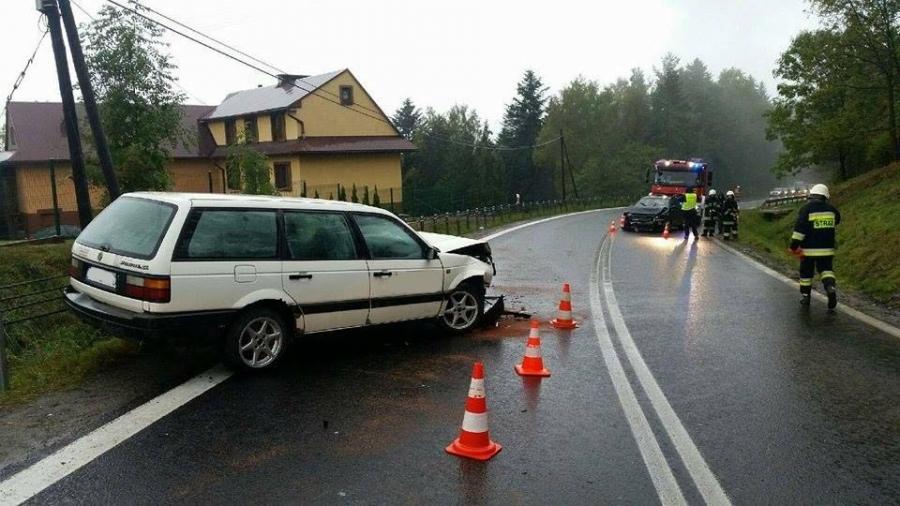 Kolejna kolizja w Naprawie