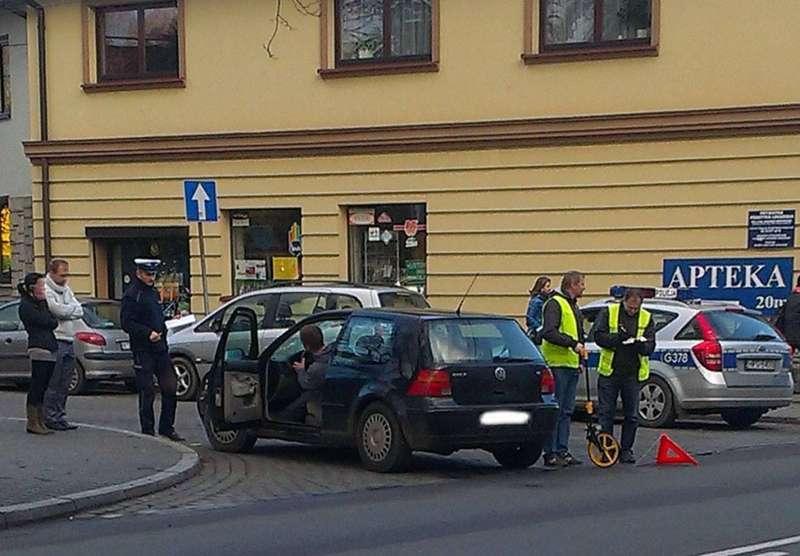 Maków Podhalański: Golfem w cyklistę