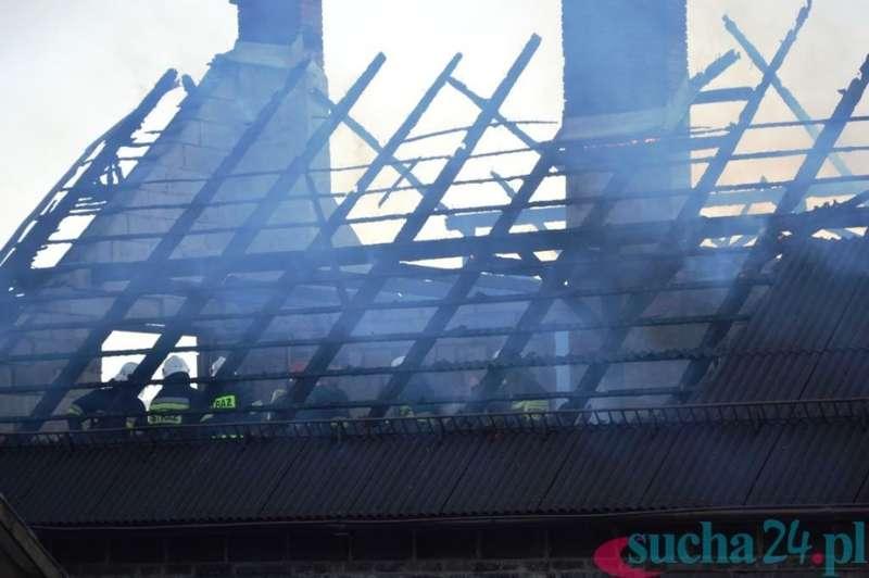 Pożar na Juszczyńskich Polanach