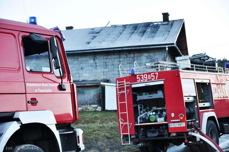 Pożar w Sidzinie
