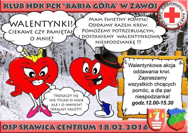 Krew można też oddać z miłości