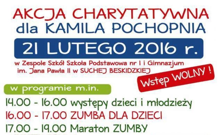 Akcja dla Kamila Pochopnia w niedzielę !!!