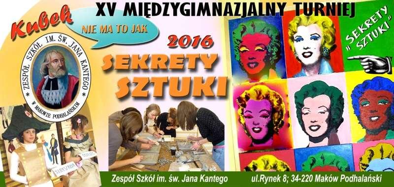 „SEKRETY SZTUKI” - XV MIĘDZYGIMNAZJALNY TURNIEJ WIEDZY O SZTUCE