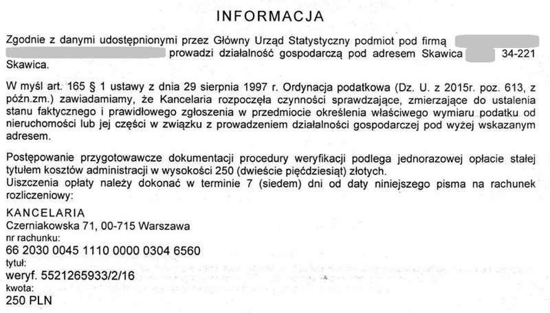Uwaga! Pojawiły się próby wyłudzenia pieniędzy od przedsiębiorców