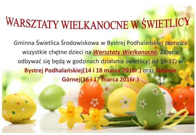 Bystra- Sidzina. Warsztaty świąteczne
