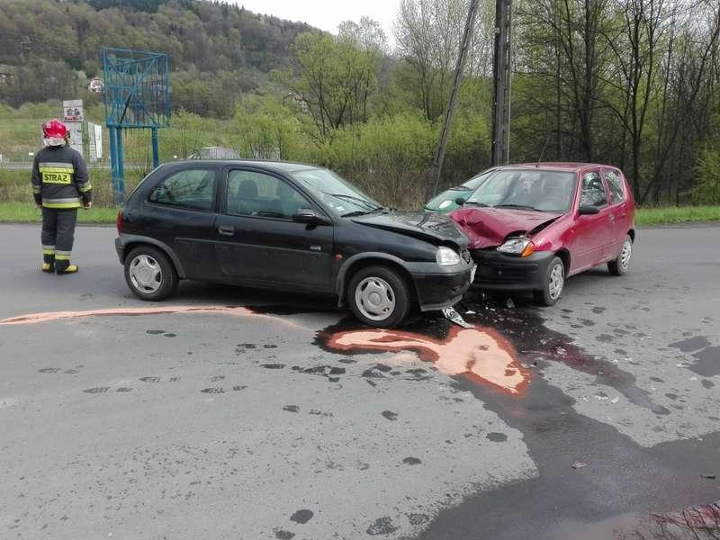 Sucha Beskidzka. Kolizja na Zamkowej