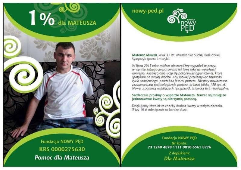 Pomóżmy spełnić marzenie Mateusza o protezie.