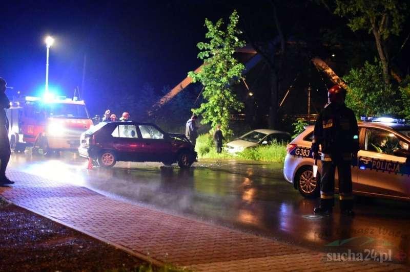 Sucha Beskidzka. Kolizja na ul. Batalionów Chłopskich