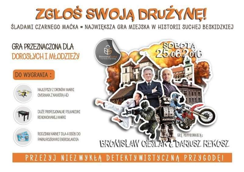 Sucha Beskidzka. Kryminalna gra miejska z por. Borewiczem!