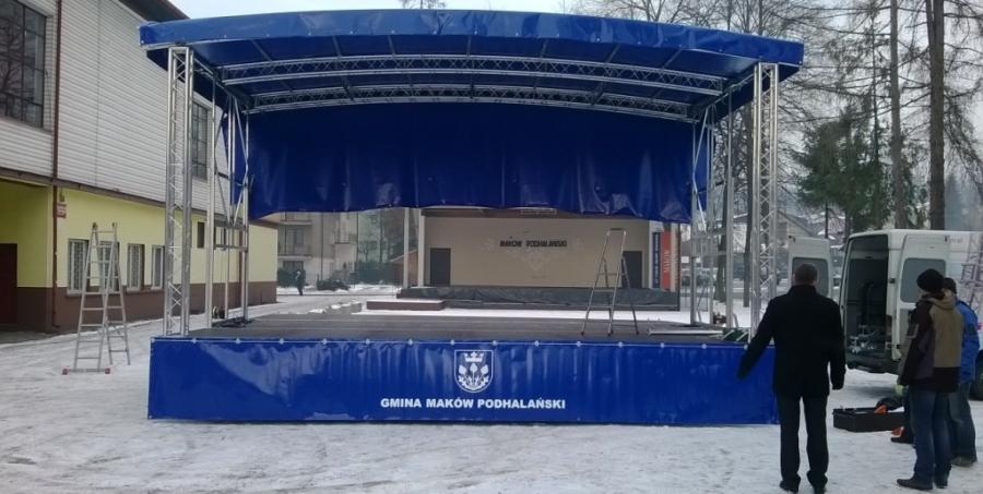 Gminna estrada mobilna w Makowie Podhalańskim