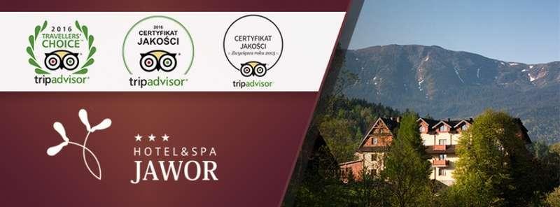 HOTEL SPA JAWOR*** OTRZYMAŁ W 2016 ROKU NAGRODĘ TRAVELLERS