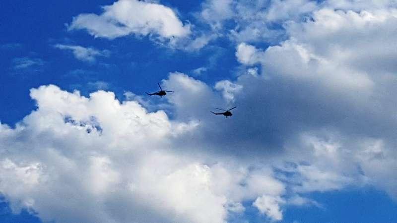 Helikoptery nad powiatem - co się dzieje?