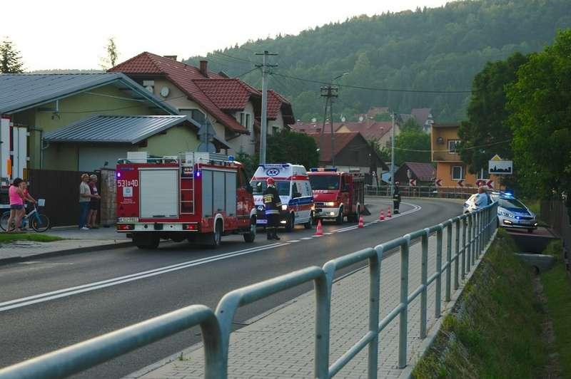 Maków Podhalański. Kolejna kolizja z udziałem motocyklisty
