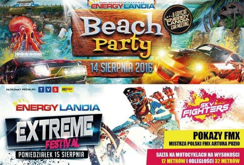 Beach Party, sportowe samochody i ekstremalne sporty wyczynowe w Energylandii już w ten weekend!