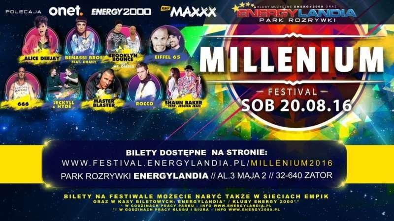 MILLENIUM Festival po raz pierwszy w Parku Rozrywki Energylandia w Zatorze!