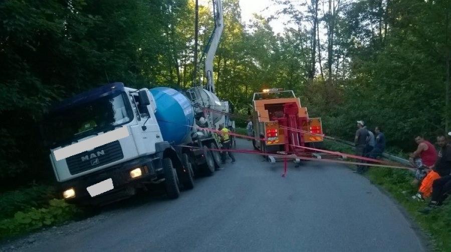 Wysoka: Droga była za wąska