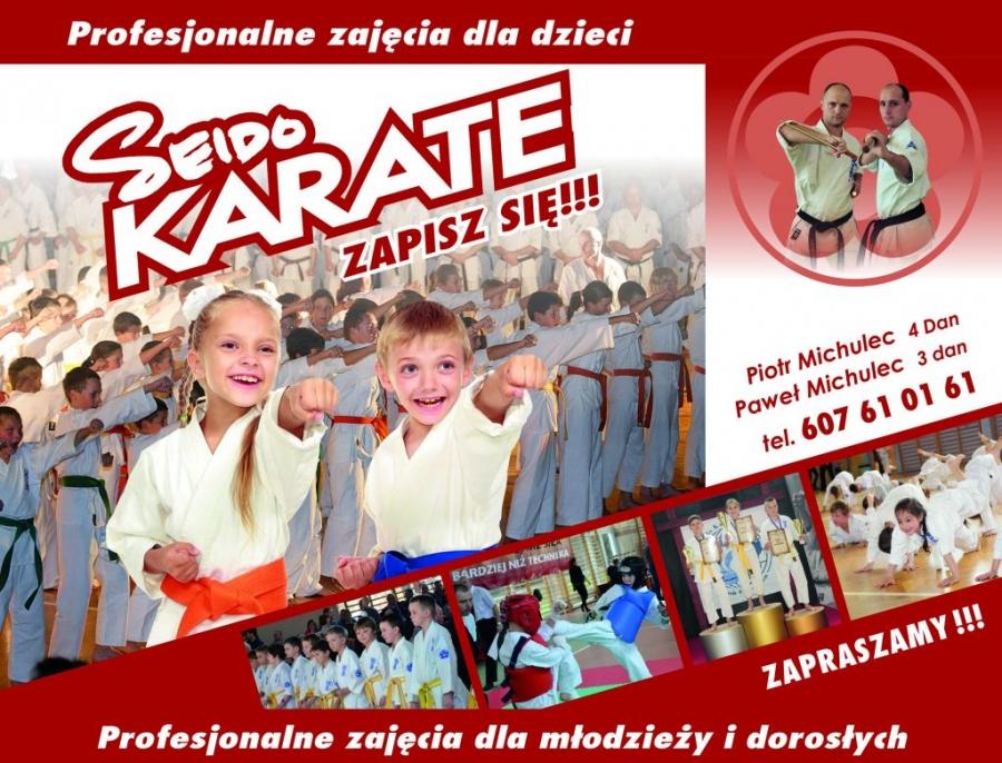 ZAPISY NA ZAJĘCIA SEIDO KARATE!!!