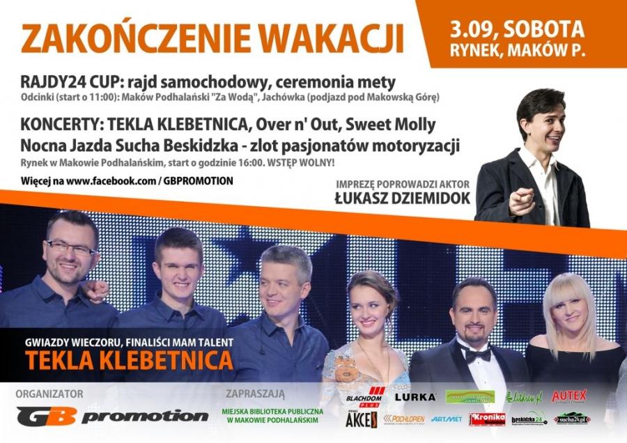 Zakończenie Wakacji w Makowie Podhalańskim – moc atrakcji już w sobotę!