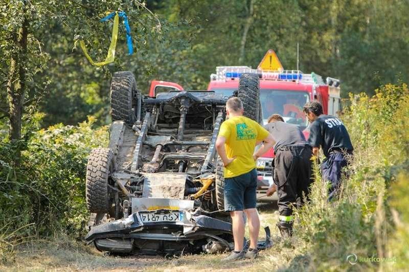 Pechowy start Beskidzkie4x4 w Lisiej Górze