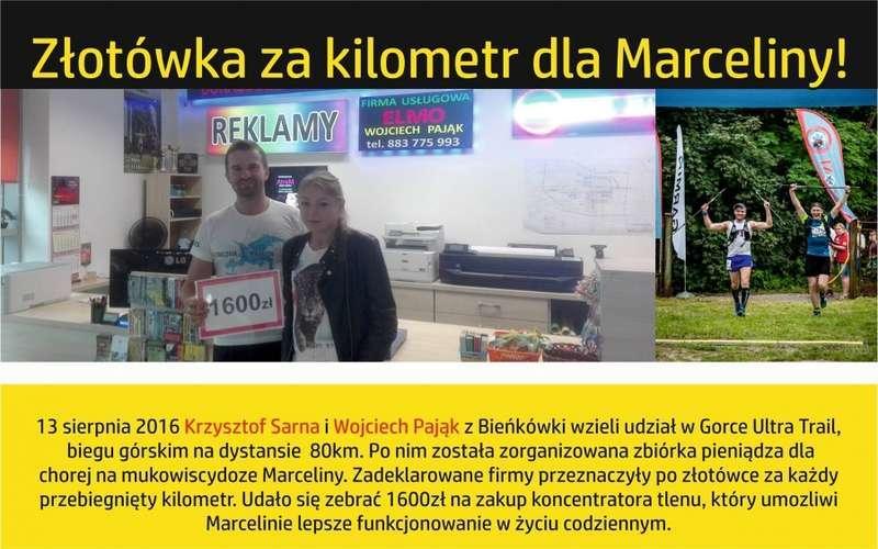 Wybiegali dla Marceliny 1600 zł.
