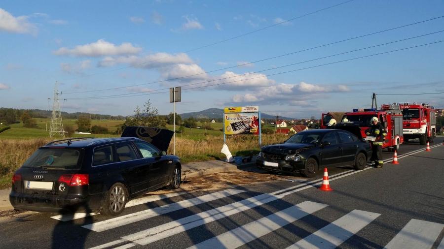 Jordanów. Kolizja na 3. Maja