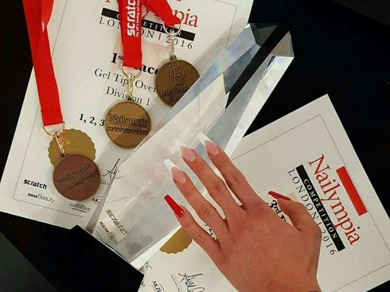 Emilia Tokarz ze Stryszawy zdobyła 3 medale podczas europejskich mistrzostw stylizacji paznokci!