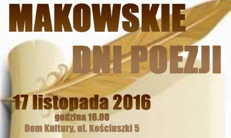 Tegoroczne Makowskie Dni Poezji odbędą się 17 listopada
