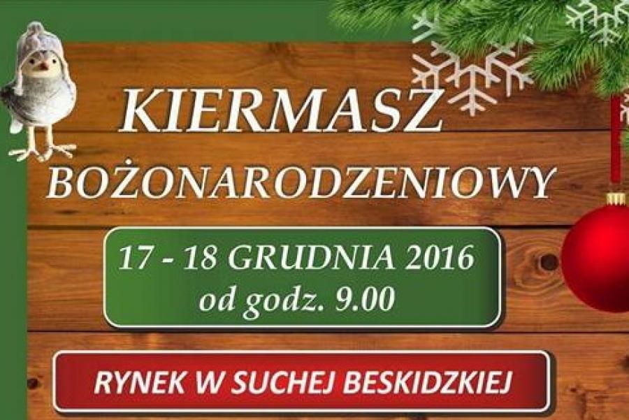 Kiermasz Bożonarodzeniowy w Suchej Beskidzkiej